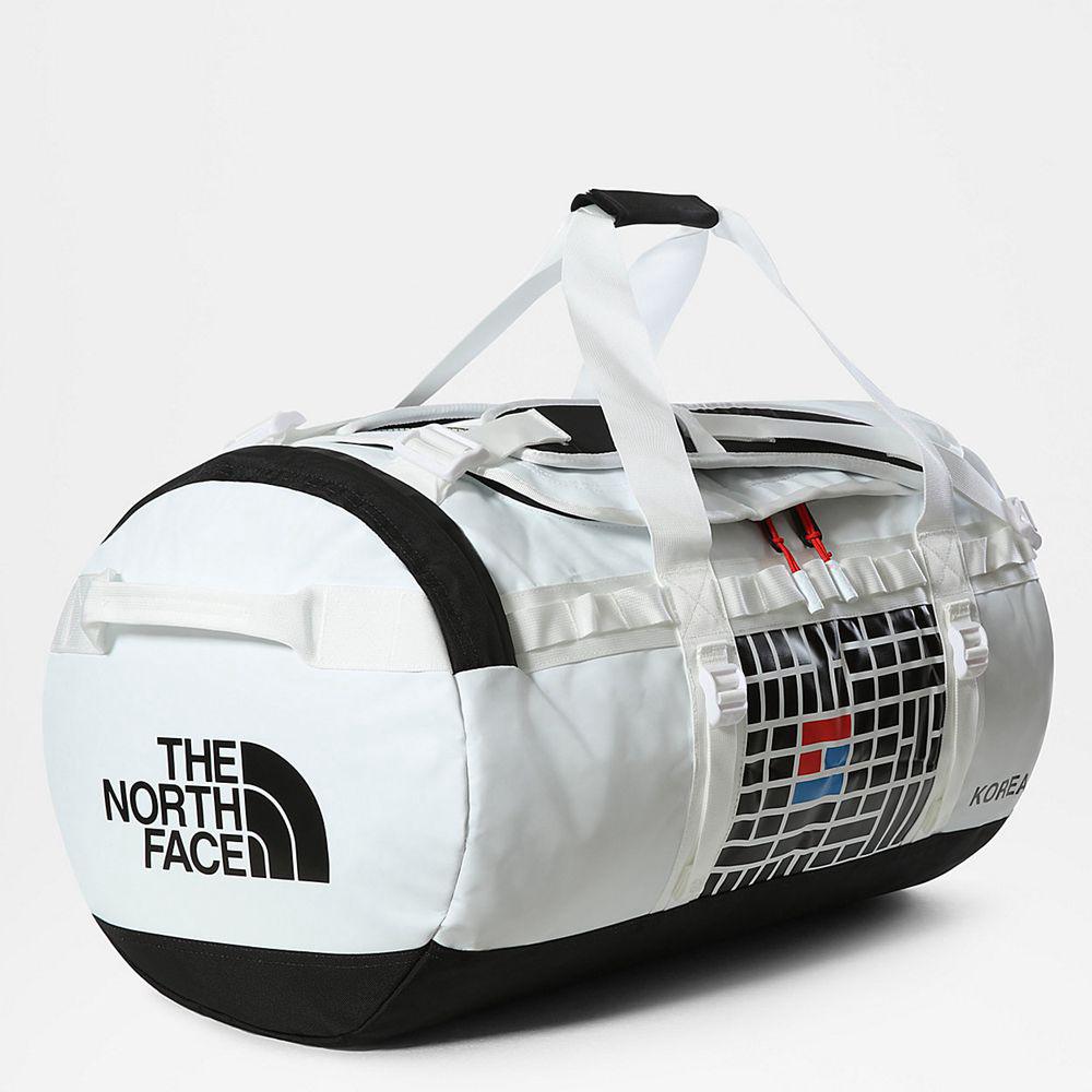 The North Face International Collection Base Camp Ανδρικα Τσάντα Duffel - Ασπρα / Μαυρα (ZBGX92830)